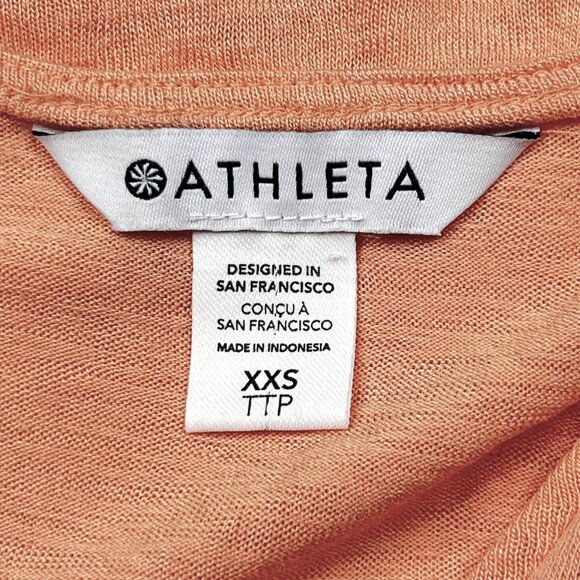 Athleta Breezy Wrap-Tank Camisole Light Peachy Orange Size XXS - NWOT - Picture 5 of 9